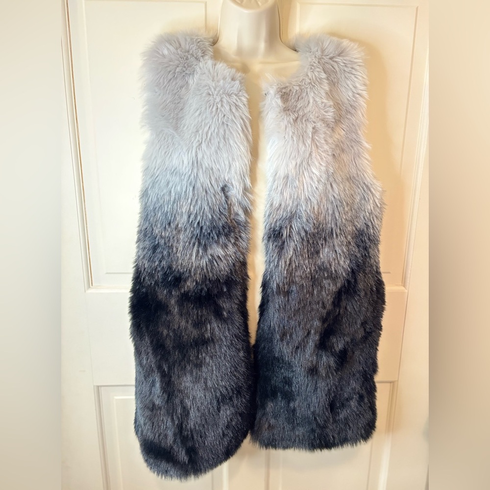 INC International Concepts Black and Gray Vest